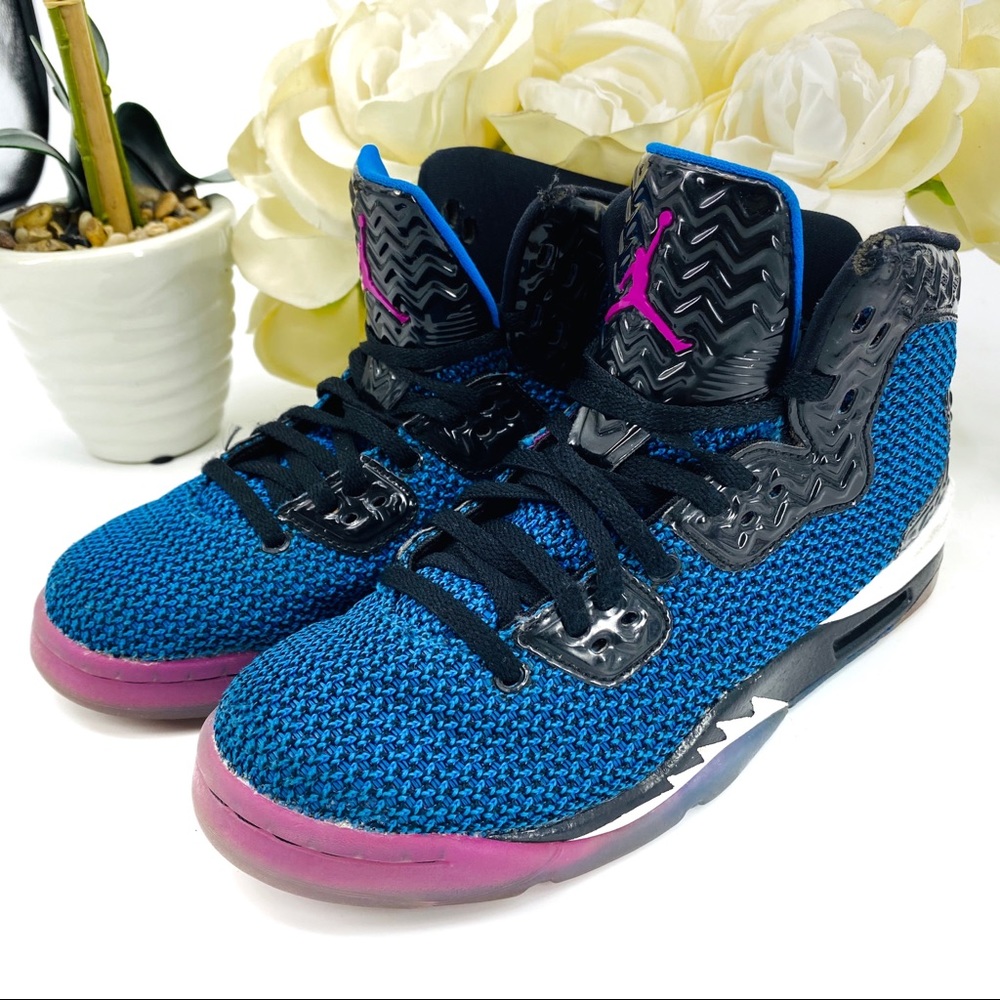 Jordan Sho Nuff Ya Dig BK NY Boys Sneakers - Picture 5 of 8